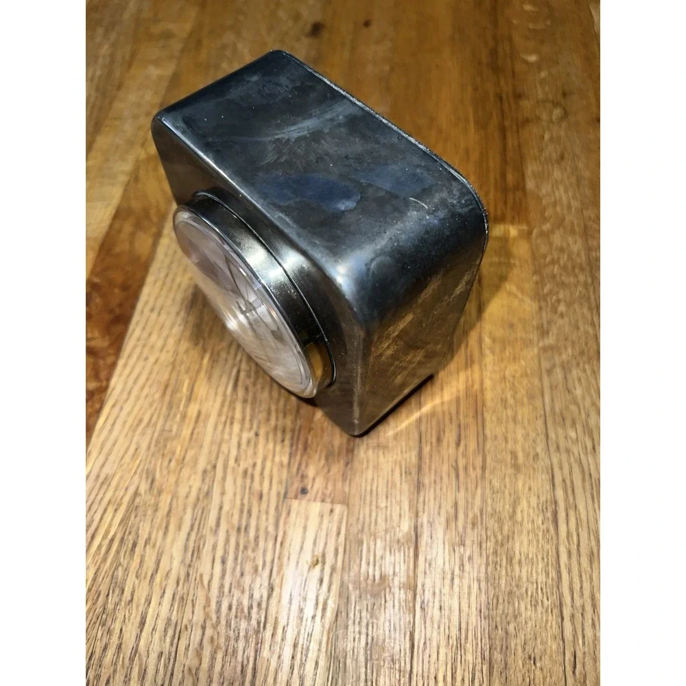 Vtg desk International Silver‎ Company Quartz Silver Plated Cubic Clock Works